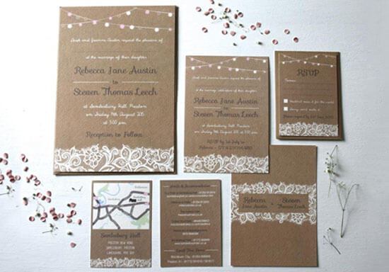 Bespoke wedding invitations manchester